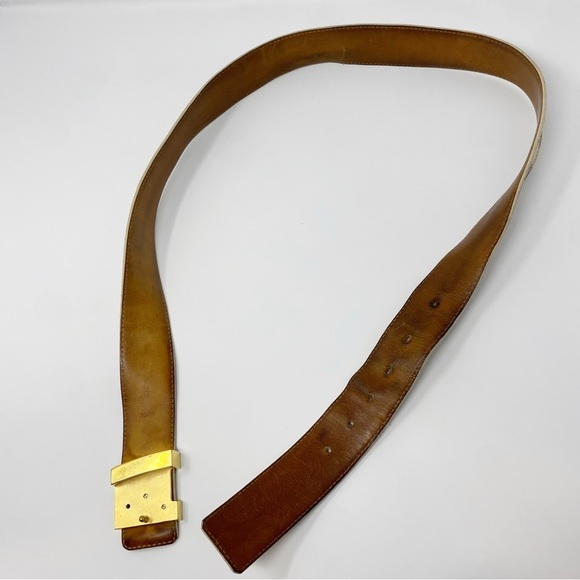 LOUIS VUITTON Damier Azur Belt Canvas Gold Buckle
M9609 95/38